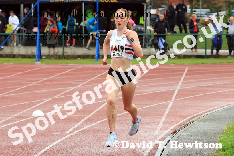 Womens Under-17s 2025 Northern Athletics Autumn Road Relays, Leigh, Lancashire. Photo: David T. Hewitson/Sports for All Pics